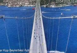 Deprem anı, 15 Temmuz Şehitler Köprüsü'nün kamerasında