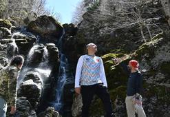 Terörden arındırılan Amanoslar'da birkaç ay görülebilen şelale ilgi odağı oldu