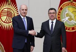 Kırgızistan Cumhurbaşkanı Caparov, TBMM Başkanı Kurtulmuş'u kabul etti