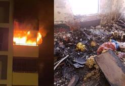 Uzaklaştırma kararı bulunan eşiyle telefonda tartıştıktan sonra evi yaktı