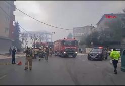 Sancaktepe'de iş merkezinde yangın