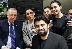 Cumhurbaşkanı Erdoğan bir kafede vatandaşlarla sohbet etti