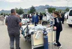 Hastanede kuru hava motoru arızalandı; yoğun duman nedeniyle hastalar tahliye edildi