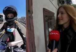 Motosikletiyle yanlışlıkla metrobüs yoluna giren Gamze, o anları anlattı
