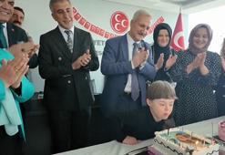 MHP, down sendromlu Mert Affan'ın doğum gününü kutladı