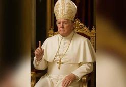 Trump, yapay zeka ile kendisini 'Papa' yaptığı bir fotoğraf paylaştı