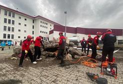 Hava saldırısı senaryosunda nefes kesen tatbikat