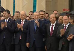 Cumhurbaşkanı Erdoğan, KKTC'deki yeni Cumhuriyet Yerleşkesi'nin açılışını yaptı