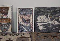 Evde oturmak yerine mozaik sanatçısı oldular