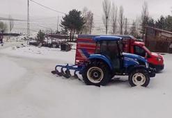 Ardahan’ın yüksek kesimleri, dolu yağışıyla beyaza büründü