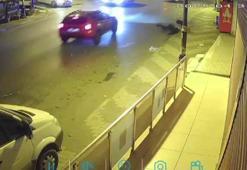 Maltepe'de yolun karşısına geçmek isterken otomobil çarptı; metrelerce savruldu