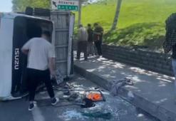 Küçükçekmece D-100 Karayolunda kaza: 2 yaralı