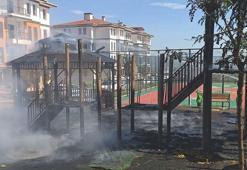 Gaziantep'te çocuk parkında yangın