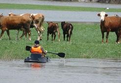 Kura Nehri'nde kano heyecanı