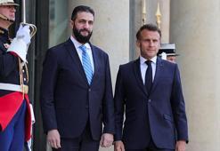 Fransa Cumhurbaşkanı Macron ve Suriye Cumhurbaşkanı Şara bir araya geldi