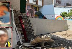 Eyüpsultan'da kreşteki çocuk 2 metre yükseklikten inşaat alanına düştü