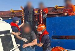 Fethiye açıklarındaki gemide yaralanan personel tıbbi müdahale için tahliye edildi