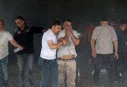 Araç boyama atölyesindeki yangında 12 kişi dumandan etkilendi