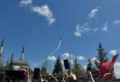 Elazığ semalarındaki SOLOTÜRK gösterisi ilgi topladı