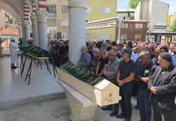 Kazada ölen besici kardeşler ile enişteleri toprağa verildi