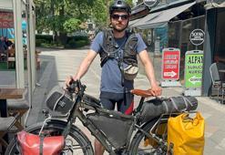 Bisiklet tutkunu Fransız'ın, Vietnam yolundaki 8'inci durağı Yalova oldu
