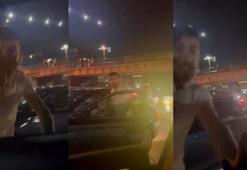Beyoğlu'nda trafikte tartıştığı sürücünün otomobiline tekme ve yumrukla saldıran şüpheli tutuklandı
