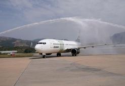 Gazipaşa-Alanya Havalimanı, Copenhagen Air Taxi'nin ilk uçuşunu karşıladı