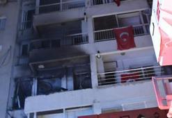 İzmir’de gaz sızıntısı sonrası patlama: 4 yaralı; o anlar kamerada