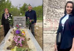 Karnında bebeği ile öldürülen Beste'nin mezarına Anneler Günü ziyareti