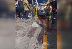 Kağıthane'de freni patlayan minibüs yayaların arasına daldı: 1 ölü, 3 yaralı