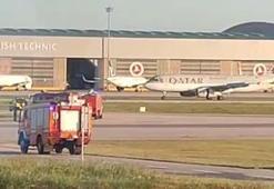 Katar Havayolları uçağının motoru havada arızalandı; tek motorla iniş yaptı