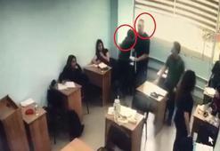 Bıçak ve sopayla girdiği kurs binasında öğrenciyi bıçakladı