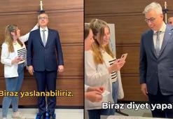 Bakan Memişoğlu, vücut kitle indeksini ölçtürdü