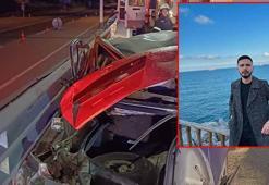 Bariyere çarpan otomobilin sürücüsü öldü