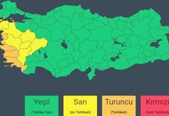 3 ilde 'turuncu', 7 ilde 'sarı' kodlu fırtına uyarısı