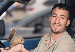 Hasta halde bulduğu sincapla aralarında bağ oluştu