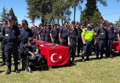 Sakarya'da engelli bireyler askerlik heyecanı yaşadı