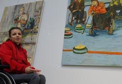 Amcasından esinlendi, engellilerin sesi olmak için sergi açtı