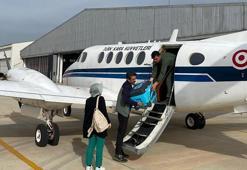 Kalp grefti, Kara Kuvvetleri'ne ait uçakla Ankara'ya ulaştırıldı