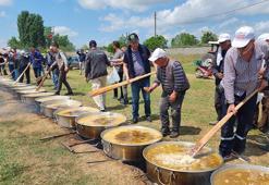 'Yamanlı Hayrı'nda 60 kazan keşkek dağıtıldı