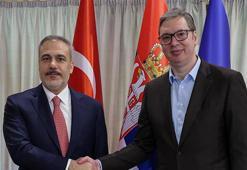 Bakan Fidan, Sırbistan Cumhurbaşkanı Vucic tarafından kabul edildi