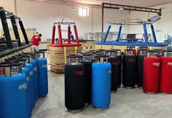 Nevşehir'de sıcak hava balonları için yerli yakıt tankı üretildi