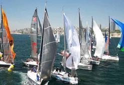 Cumhurbaşkanlığı 6. Uluslararası Yat Yarışları Kurtuluş Kupası İstanbul Etabı'nda renkli görüntüler