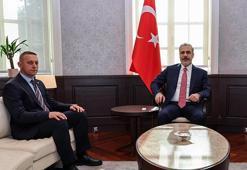 Bakan Fidan, Sancak Demokratik Eylem Partisi Yeni Pazar Milletvekili Şkriyel’i kabul etti