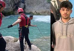 Kanyonda ayağı kayıp suya düşen üniversiteli Muhammet boğuldu