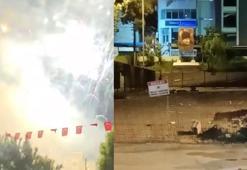 Bartın'da havai fişekleri ateşleyen işçi yaralandı