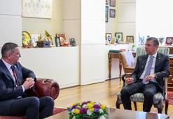 Özgür Özel, TBB Başkanı Sağkan'ı kabul etti