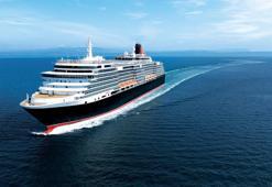 İngiliz Cunard Line'ın ünlü gemisi Queen Victoria, İstanbul'da