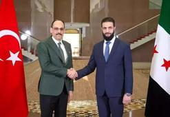 MİT Başkanı Kalın, Suriye'de Cumhurbaşkanı Şara ve heyetiyle görüştü
