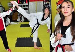 Kars'ta genç kızlar şiddete karşı tekvando öğreniyor